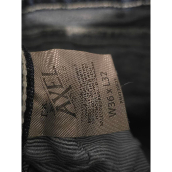 Men's Axel Slim Boot Jeans Size 36x32 Blue Denim - Picture 7 of 9